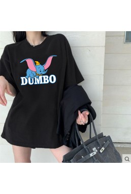 Dumbo 2 Unisex Mens/Womens Short Sleeve T-shirts Fashion Printed Tops Cosplay Costume