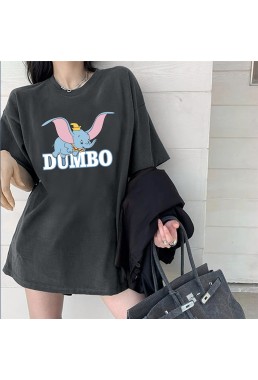 Dumbo 3 Unisex Mens/Womens Short Sleeve T-shirts Fashion Printed Tops Cosplay Costume