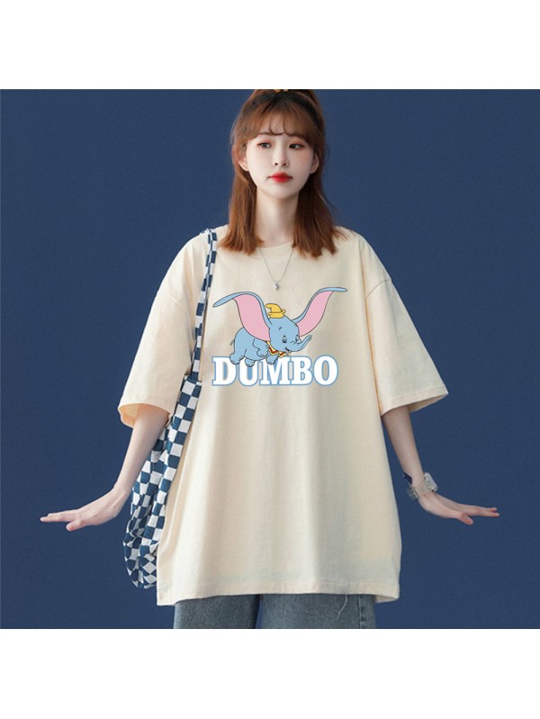 Dumbo 4 Unisex Mens/Womens Short Sleeve T-shirts Fashion Printed Tops Cosplay Costume