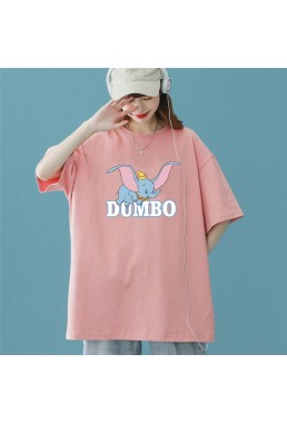 Dumbo 5 Unisex Mens/Womens Short Sleeve T-shirts Fashion Printed Tops Cosplay Costume