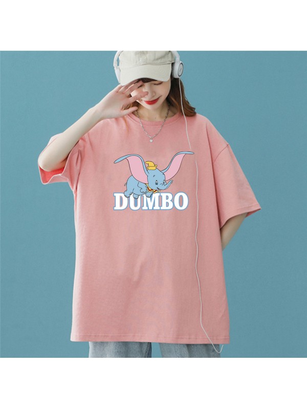 Dumbo 5 Unisex Mens/Womens Short Sleeve T-shirts Fashion Printed Tops Cosplay Costume