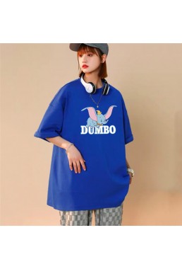 Dumbo 6 Unisex Mens/Womens Short Sleeve T-shirts Fashion Printed Tops Cosplay Costume