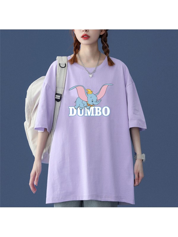 Dumbo 7 Unisex Mens/Womens Short Sleeve T-shirts Fashion Printed Tops Cosplay Costume