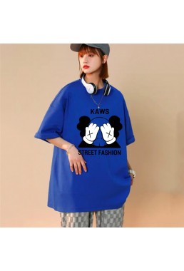 KAWS 3 Unisex Mens/Womens Short Sleeve T-shirts Fashion Printed Tops Cosplay Costume