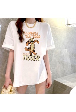 My Friends Tigger 1 Unisex Mens/Womens Short Sleeve T-shirts Fashion Printed Tops Cosplay Costume