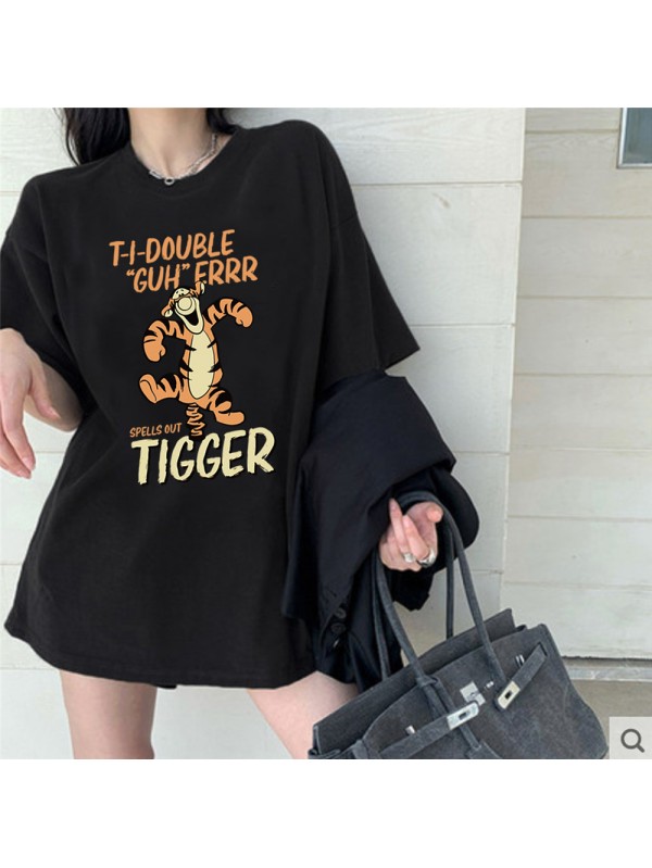 My Friends Tigger 3 Unisex Mens/Womens Short Sleeve T-shirts Fashion Printed Tops Cosplay Costume