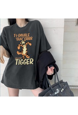 My Friends Tigger 4 Unisex Mens/Womens Short Sleeve T-shirts Fashion Printed Tops Cosplay Costume