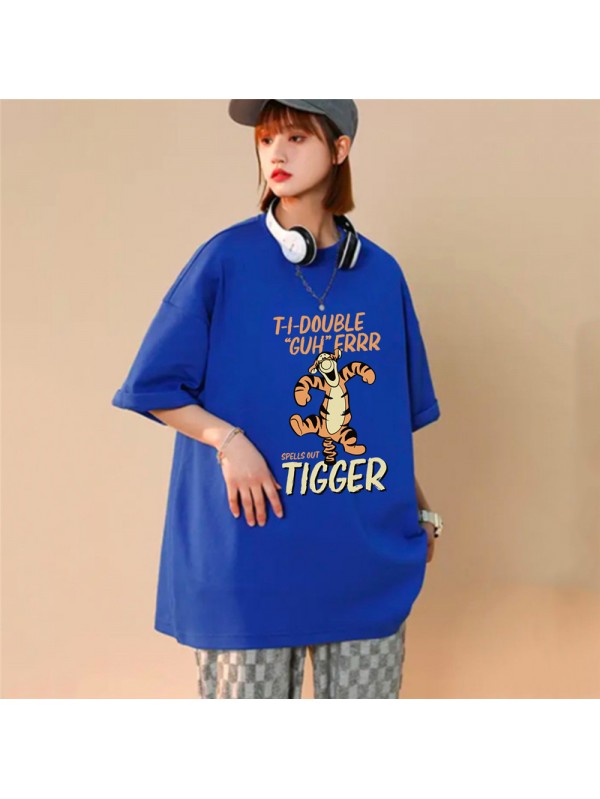 My Friends Tigger 5 Unisex Mens/Womens Short Sleeve T-shirts Fashion Printed Tops Cosplay Costume