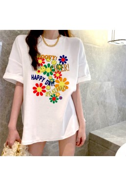 Sunflowers 1 Unisex Mens/Womens Short Sleeve T-shirts Fashion Printed Tops Cosplay Costume