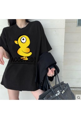 Rubber Duck 2 Unisex Mens/Womens Short Sleeve T-shirts Fashion Printed Tops Cosplay Costume