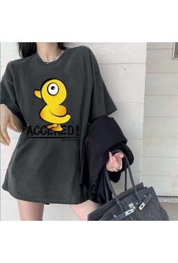 Rubber Duck 3 Unisex Mens/Womens Short Sleeve T-shirts Fashion Printed Tops Cosplay Costume