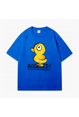 Rubber Duck 4 Unisex Mens/Womens Short Sleeve T-shirts Fashion Printed Tops Cosplay Costume
