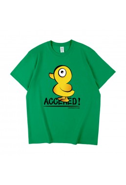 Rubber Duck 5 Unisex Mens/Womens Short Sleeve T-shirts Fashion Printed Tops Cosplay Costume