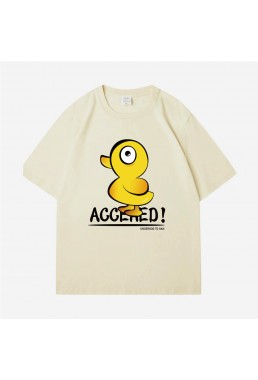 Rubber Duck 6 Unisex Mens/Womens Short Sleeve T-shirts Fashion Printed Tops Cosplay Costume