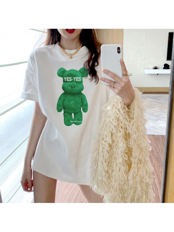 3D Green Bears 2 Unisex Mens/Womens Short Sleeve T-shirts Fashion Printed Tops Cosplay Costume