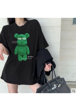 3D Green Bears 3 Unisex Mens/Womens Short Sleeve T-shirts Fashion Printed Tops Cosplay Costume