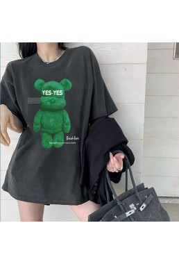 3D Green Bears 4 Unisex Mens/Womens Short Sleeve T-shirts Fashion Printed Tops Cosplay Costume