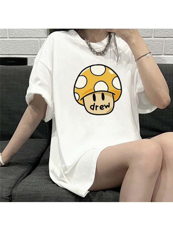 Drew 3 Unisex Mens/Womens Short Sleeve T-shirts Fashion Printed Tops Cosplay Costume