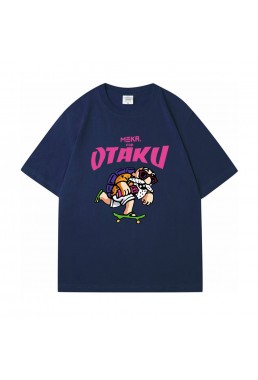 OTAKU BLUE Unisex Mens/Womens Short Sleeve T-shirts Fashion Printed Tops Cosplay Costume