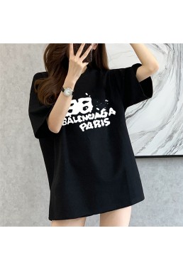 BB PARIS black Unisex Mens/Womens Short Sleeve T-shirts Fashion Printed Tops Cosplay Costume