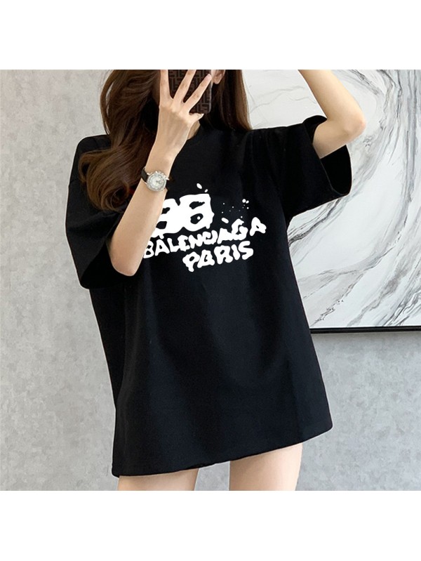 BB PARIS black Unisex Mens/Womens Short Sleeve T-shirts Fashion Printed Tops Cosplay Costume