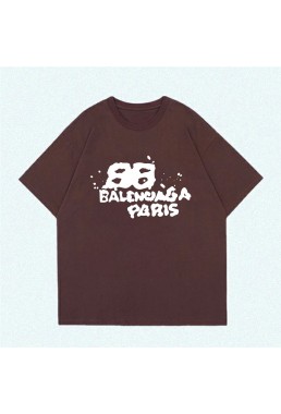 BB PARIS coffee Unisex Mens/Womens Short Sleeve T-shirts Fashion Printed Tops Cosplay Costume