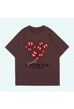 Sweet Heart coffee Unisex Mens/Womens Short Sleeve T-shirts Fashion Printed Tops Cosplay Costume