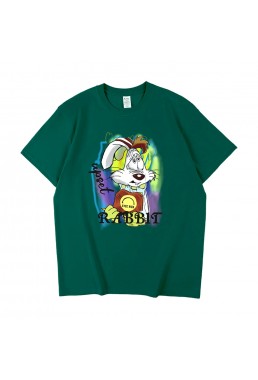 Graffiti Rabbit 6 Unisex Mens/Womens Short Sleeve T-shirts Fashion Printed Tops Cosplay Costume