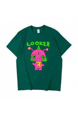 Pink Monster Looker 6 Unisex Mens/Womens Short Sleeve T-shirts Fashion Printed Tops Cosplay Costume