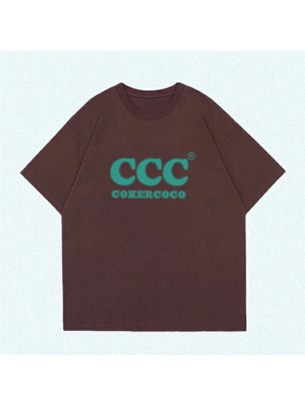 CCC COKERCOCO 5 Unisex Mens/Womens Short Sleeve T-shirts Fashion Printed Tops Cosplay Costume