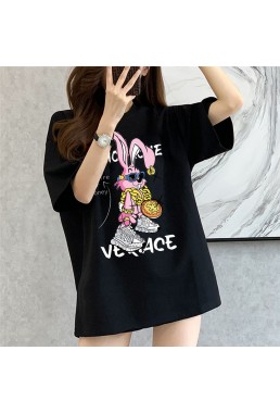 Money Rabbit 4 Unisex Mens/Womens Short Sleeve T-shirts Fashion Printed Tops Cosplay Costume