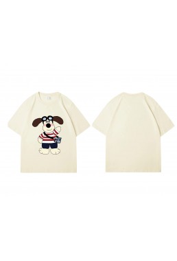 Headmaster Dog 1 Unisex Mens/Womens Short Sleeve T-shirts Fashion Printed Tops Cosplay Costume
