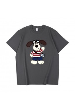 Headmaster Dog 5 Unisex Mens/Womens Short Sleeve T-shirts Fashion Printed Tops Cosplay Costume