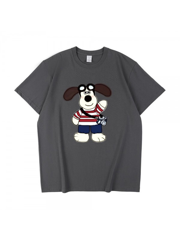 Headmaster Dog 5 Unisex Mens/Womens Short Sleeve T-shirts Fashion Printed Tops Cosplay Costume
