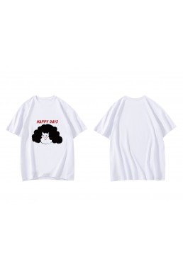Happy Days 1 Unisex Mens/Womens Short Sleeve T-shirts Fashion Printed Tops Cosplay Costume