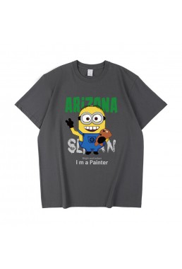 Minions ARIZONA 4 Unisex Mens/Womens Short Sleeve T-shirts Fashion Printed Tops Cosplay Costume