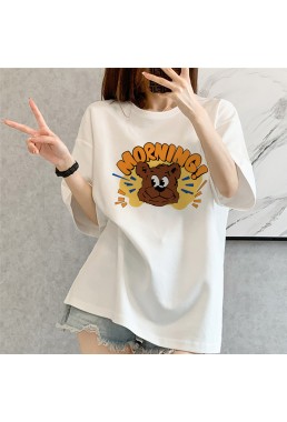 Big Dog MORNING 1 Unisex Mens/Womens Short Sleeve T-shirts Fashion Printed Tops Cosplay Costume