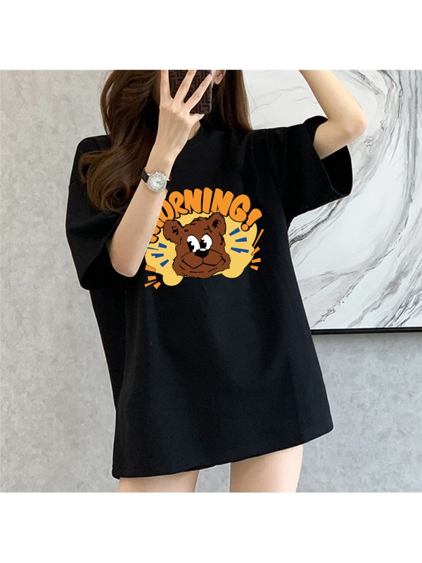 Big Dog MORNING 3 Unisex Mens/Womens Short Sleeve T-shirts Fashion Printed Tops Cosplay Costume