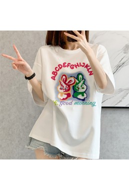 Honey Rabbit 1 Unisex Mens/Womens Short Sleeve T-shirts Fashion Printed Tops Cosplay Costume