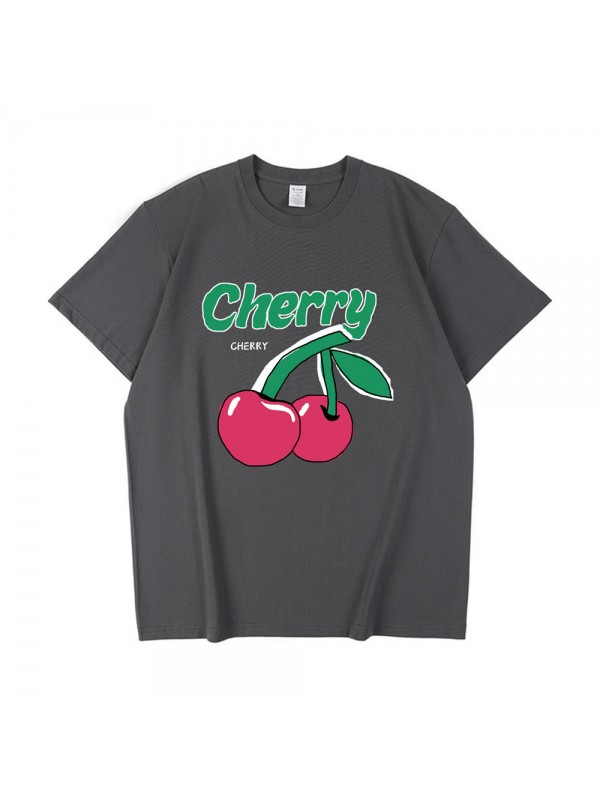 Cherry 2 Unisex Mens/Womens Short Sleeve T-shirts Fashion Printed Tops Cosplay Costume