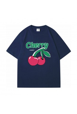 Cherry 3 Unisex Mens/Womens Short Sleeve T-shirts Fashion Printed Tops Cosplay Costume