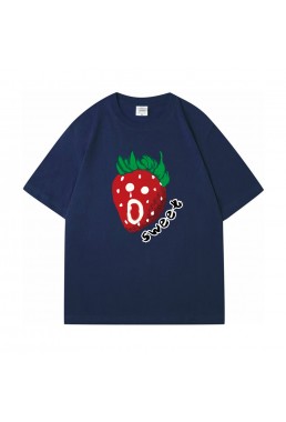 Sweet Strawberry 2 Unisex Mens/Womens Short Sleeve T-shirts Fashion Printed Tops Cosplay Costume