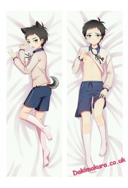 Cute Neko Boy Male Anime Dakimakura Japanese Hugging Body Pillow Cover