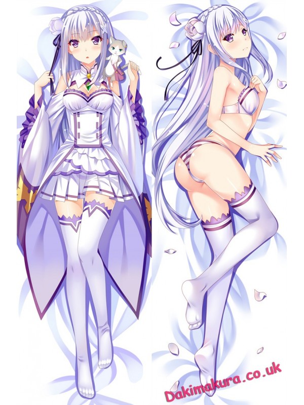 Emilia - Re Zero Long pillow anime japenese love pillow cover