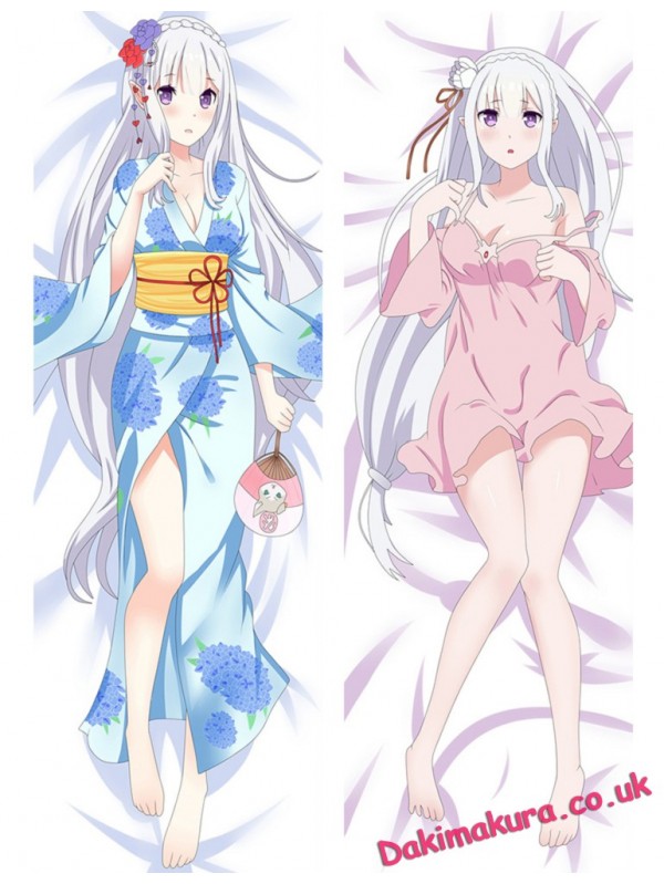 Emilia - Re Zero Long pillow anime japenese love pillow cover