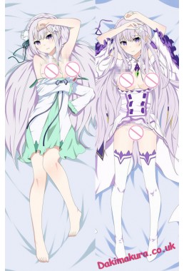 Emilia - ReZero Anime Dakimakura Japanese Love Body Pillow Cover