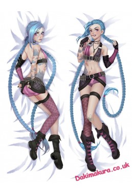 Jinx - League of Legends Anime Body Pillow Case japanese love pillows for sale