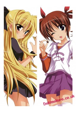 Nanoha Takamachi and Fate Testarossa - Magical Girl Lyrical Nanoha Anime Dakimakura Japanese Hugging Body Pillow Cover