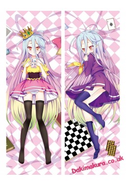 Shiro - No Game No Life Anime Dakimakura Japanese Love Body Pillow Cover