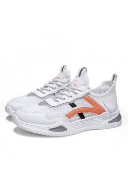 Best Running Shoes For Mens White Orange L S977
